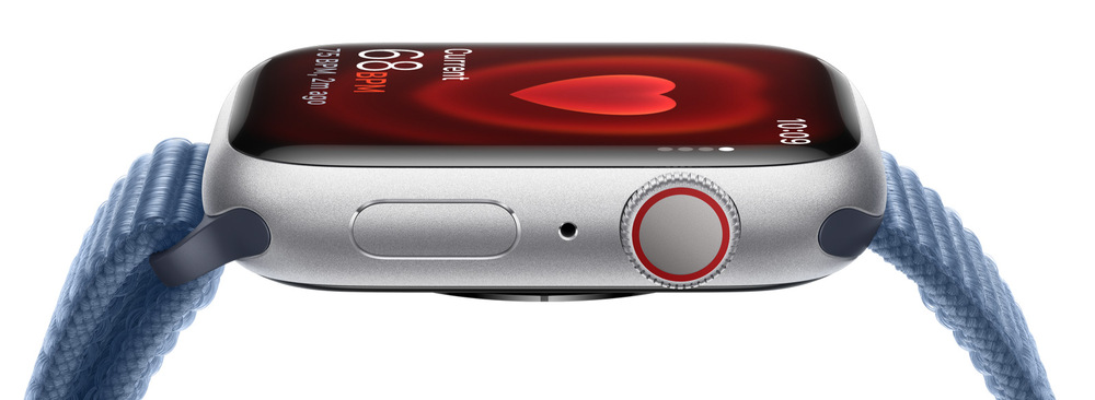 Chytré hodinky Apple Watch Series 9 GPS 41mm pouzdro z růžového hliníku - světle růžový provlékací sportovní řemínek Chytré hodinky Apple Watch Series 9 GPS 41mm pouzdro z růžového hliníku - světle růžový provlékací sportovní řemínek