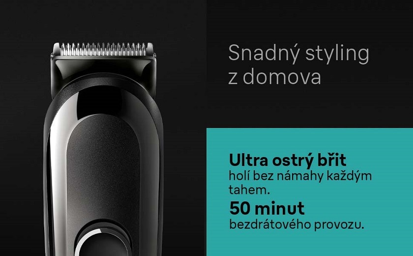 Zastřihovač multifunkční Braun Series 3 MGK3410, 6 v 1