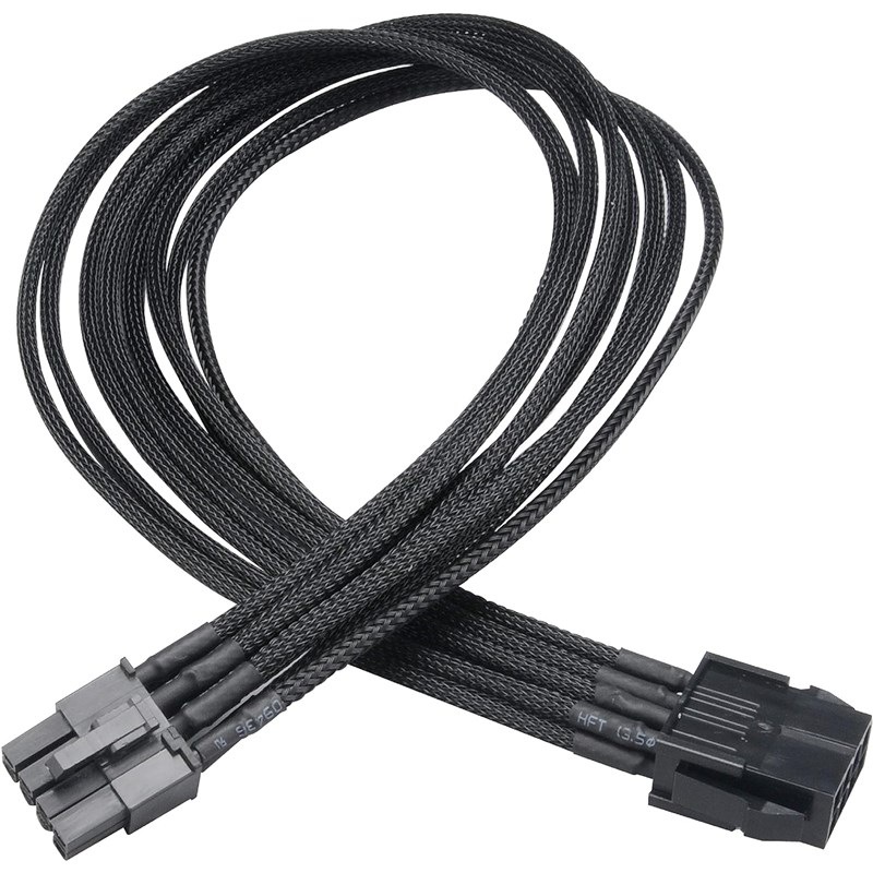 Kabel AKASA FLEXA V8 40cm černý