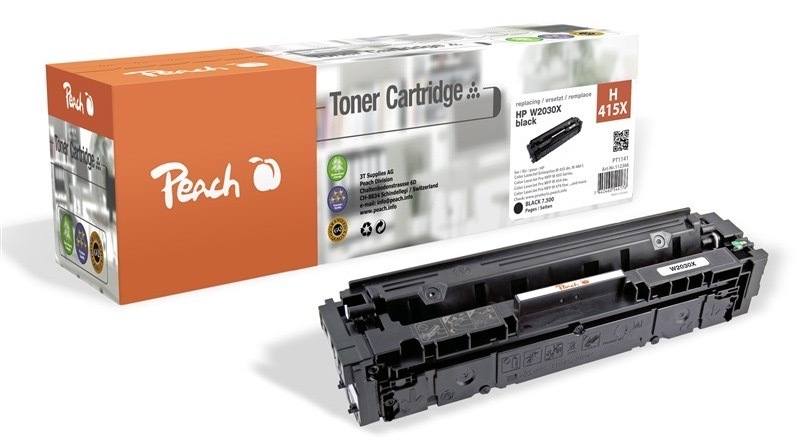 Toner Peach HP 415X, W2030X, 7500 stran černý