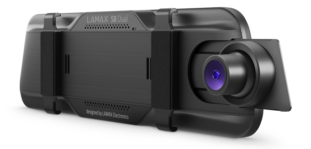 Lamax S8 Dual obsahuje přední i zadní kameru