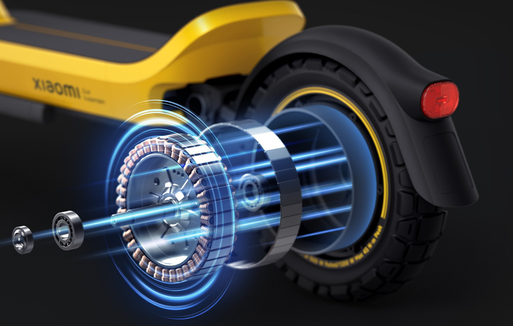 Elektrická koloběžka Xiaomi Scooter 6 Ultra černá/žlutá Xiaomi Electric Scooter 6 Ultra pohání 1 200W motor