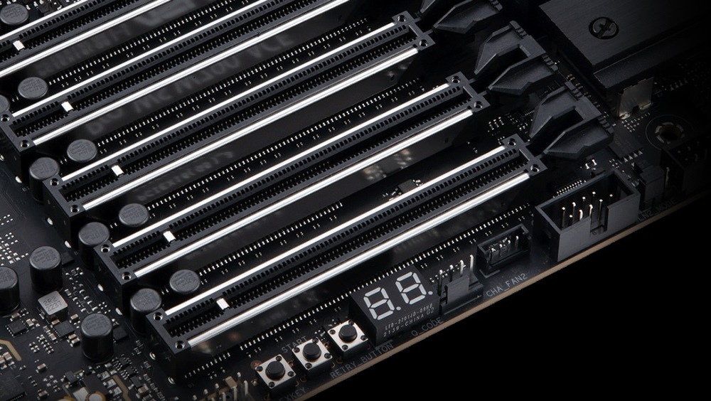 Základní deska Asus Pro WS W790-ACE černá Podpora Multi-GPU umožní instalaci více grafických karet