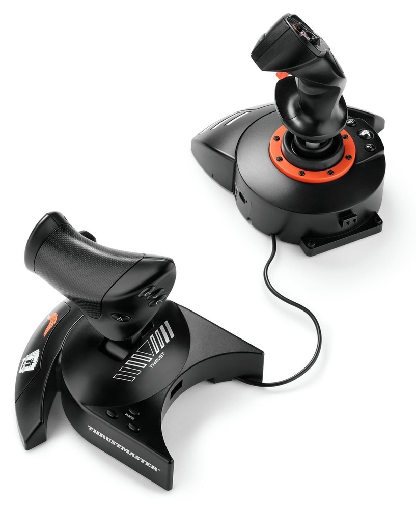Joystick Thrustmaster T.FLIGHT HOTAS NEO-P ACE COMBAT 8 Edice, PS4, PS5 a PC černý Thrustmaster T.FLIGHT HOTAS NEO-P ACE COMBAT 8 Edice nabízí i haptickou odezvu