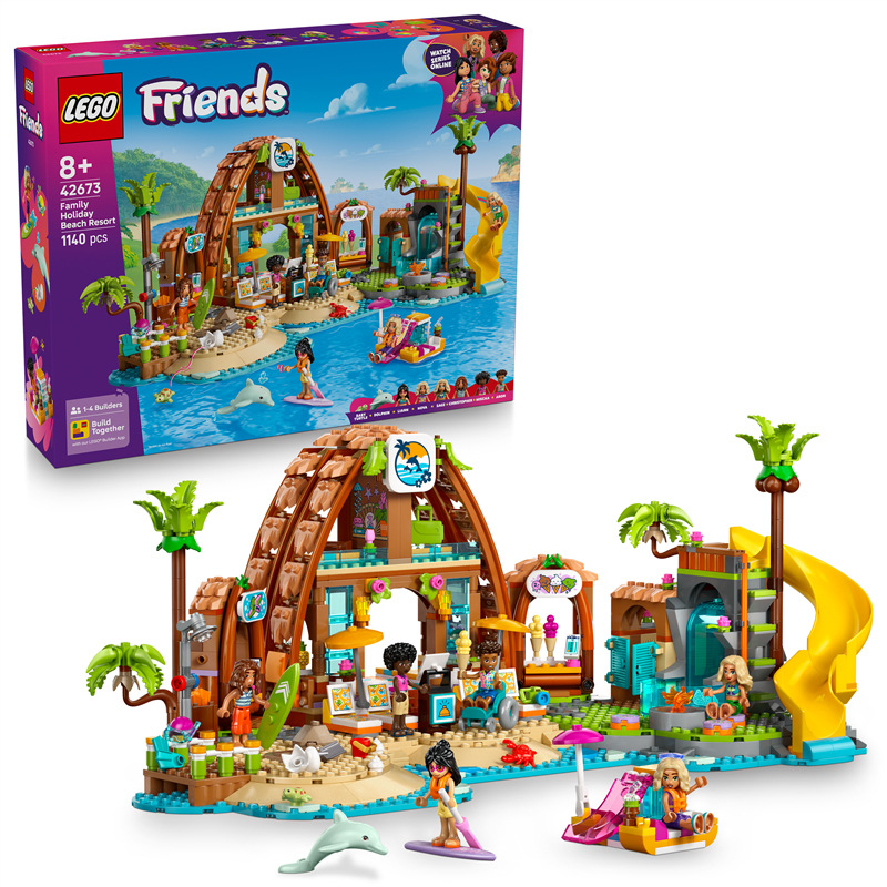 Stavebnice LEGO® Friends 42673 Rodinná dovolená u pláže