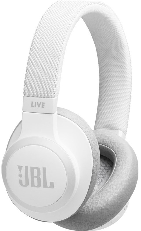 Sluchátka JBL LIVE 650BTNC bílá