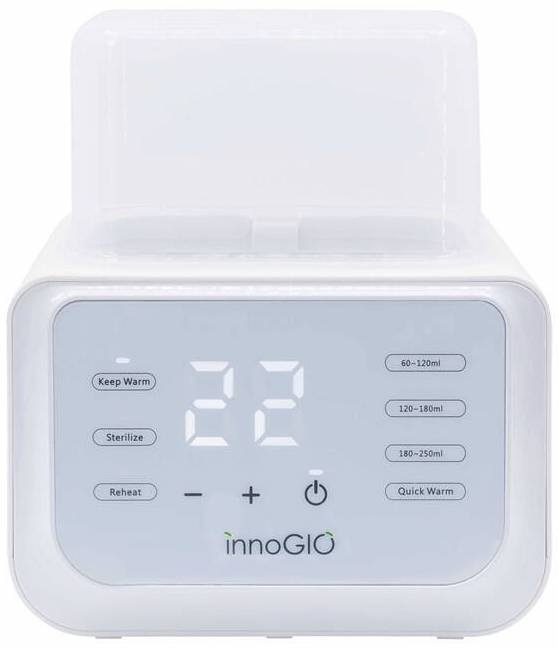 Ohřívač kojeneckých lahví InnoGIO GIOwarm Fast Duo bílý