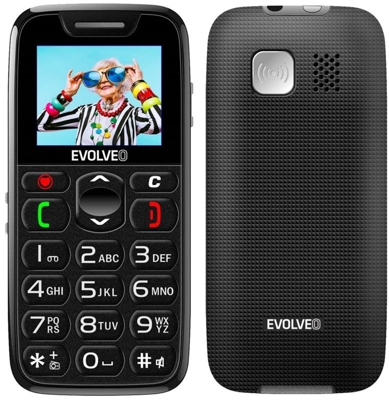 Mobilní telefon Evolveo EasyPhone - černý