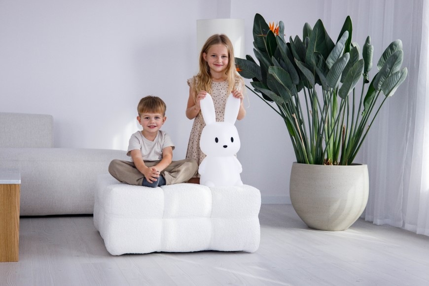 Dětská LED lampička InnoGIO RABBIT Mega Maxi bílá Dětská LED lampička InnoGIO RABBIT Mega Maxi - bílá