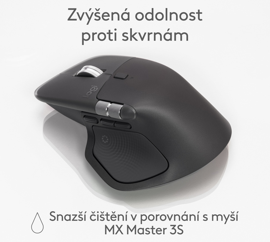 Myš Logitech MX Master 4 grafitová