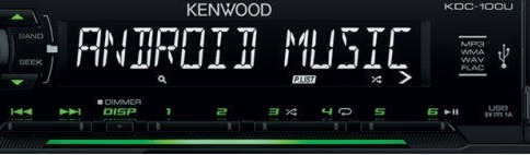 Autorádio KENWOOD KDC-100UG černá barva