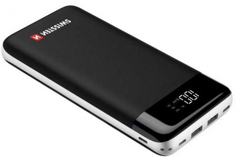 Powerbanka Swissten Black Core 30 000mAh, Micro USB/USB-C PD/Lightning, QC 3.0 černá