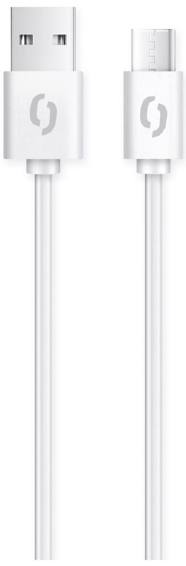 Kabel Aligator USB/USB-C, 1m - bílý