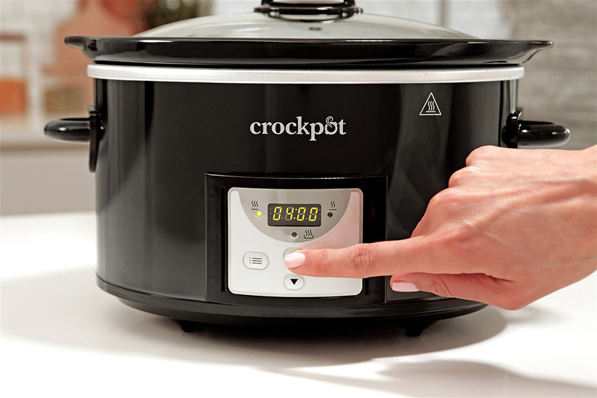 Pomalý hrnec CrockPot CSC113X černý Ovládání pomalého hrnce CrockPot CSC113X