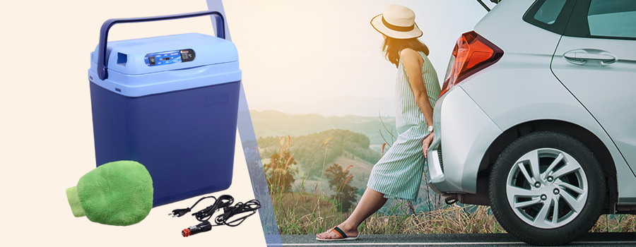 Autochladnička Compass 25 l BLUE 220 / 12 V displej s teplotou