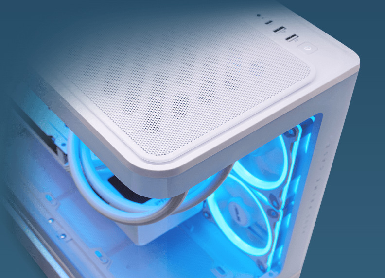 Case Asus AP202 PRIME bílá Asus AP202 PRIME zaujme designem s panoramatickým oknem