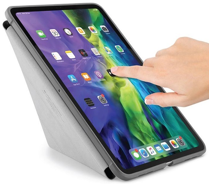 Pouzdro na tablet Pipetto Origami na Apple iPad Air 10.9"(2020) šedé