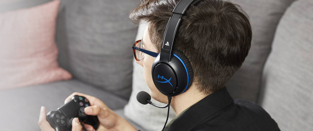 Headset HyperX Cloud Chat - PS4 černý/modrý
