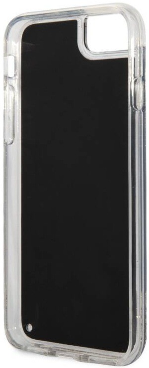 Kryt na mobil Karl Lagerfeld Liquid Glitter Gatsby na Apple iPhone 7/8/SE2020/SE2022 černý