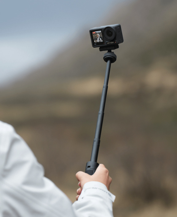 Outdoorová kamera DJI Osmo Action 4 Standard Combo šedý