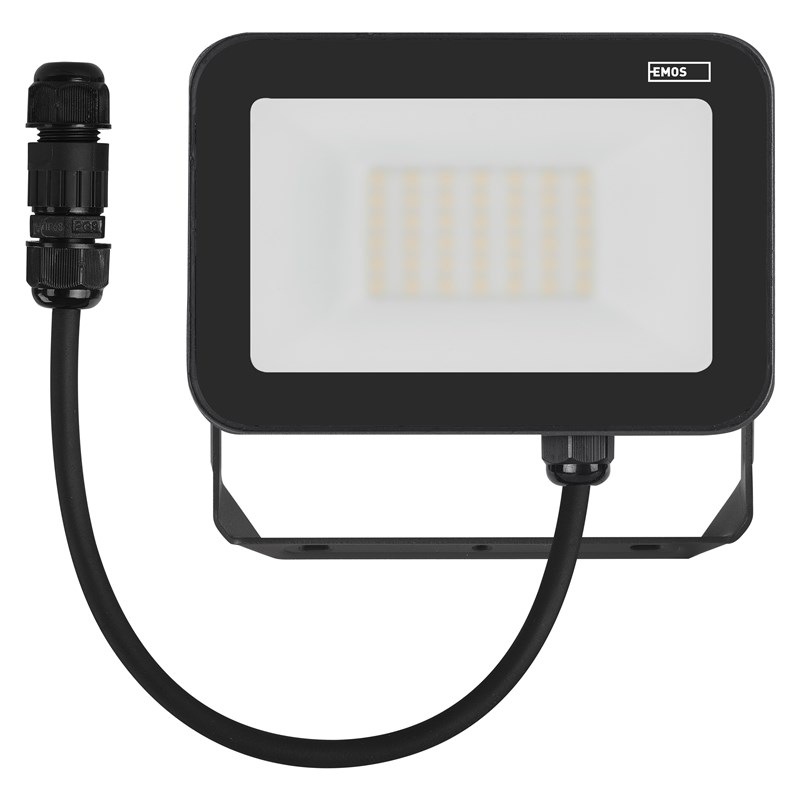 Reflektor EMOS INOVO 30W 3300LM IP65 NW - černý
