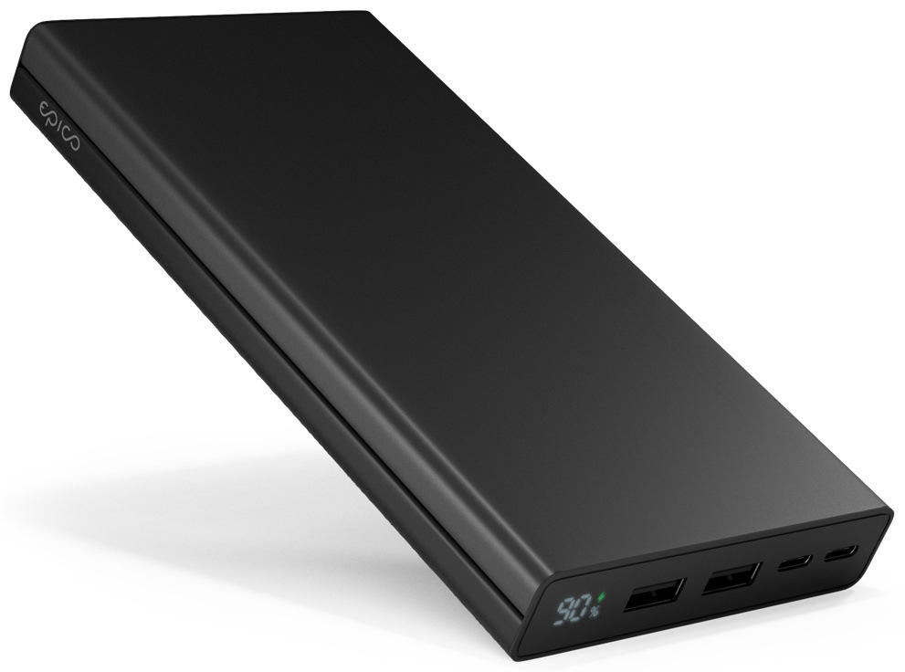 Powerbanka Epico UltraPack Alu 45W 30000mAh černá