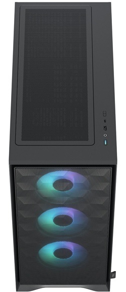 Case FRACTAL DESIGN Pop 2 Air TG RGB bílá Detail obrázku PC skříně.
