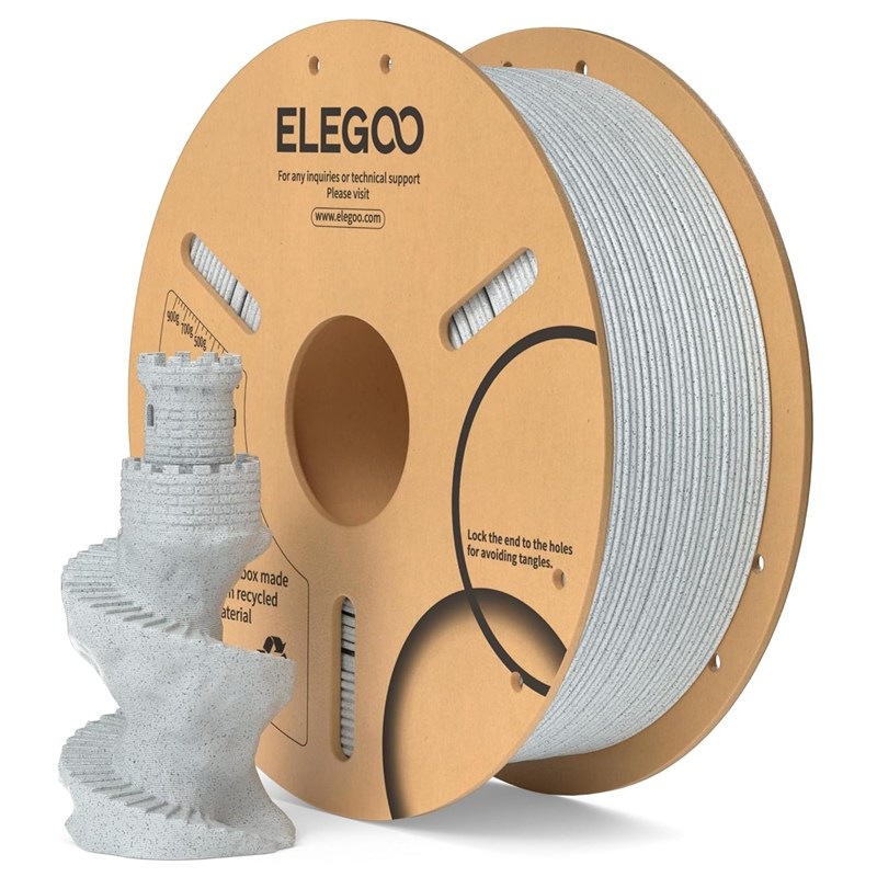 Filament Elegoo s průměrem 1,75 mm, šedá barva