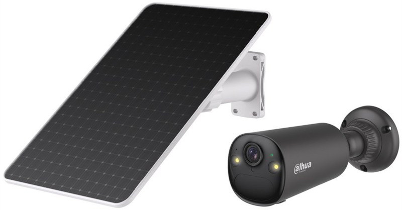 IP kamera Dahua KIT/BF8CA-0210B + 8W solární panel - černá