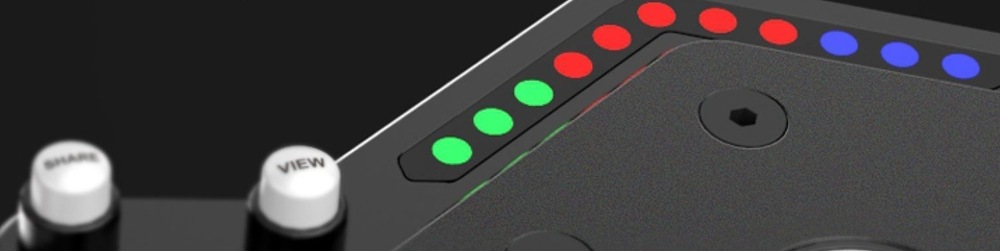 Volant PXN W DS R2, 30 cm, Quick Release černý PXN W DS R2 má i 11 LED segmentů