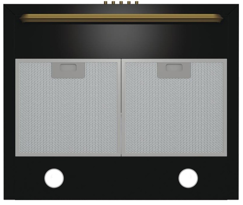 Odsavač par Gorenje Retro WHC63CLB černý Komínový odsavač par Gorenje WHC63CLB, černá, LED osvětlení