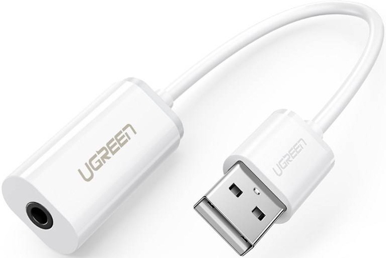 UGREEN USB/3,5mm Jack (30712) bílá