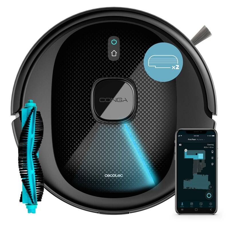 Robotický vysavač Cecotec Conga 7490 Immortal X-Treme černý