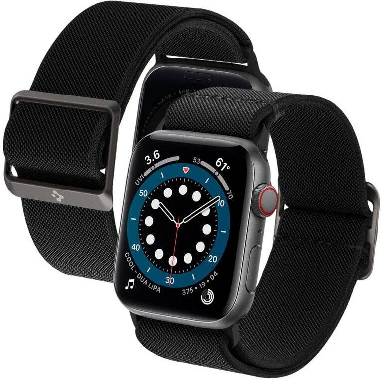 Řemínek Spigen Lite Fit na Apple Watch 42/44/45/49 mm černý Řemínek Spigen Lite Fit na Apple Watch 42/44/45/49 mm černý