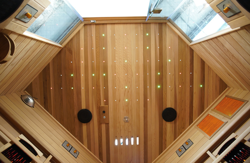 Infrasauna Belatrix Cedr Superior 1 Exclusive dřevo Infrasauna Belatrix Cedr Superior 1 Exclusive dřevo