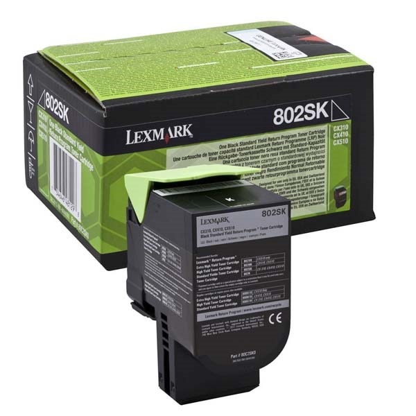 Toner Lexmark 80C2SK0, 2500 stran, pro CX310dn, CX310n, CX410de, CX410 černý
