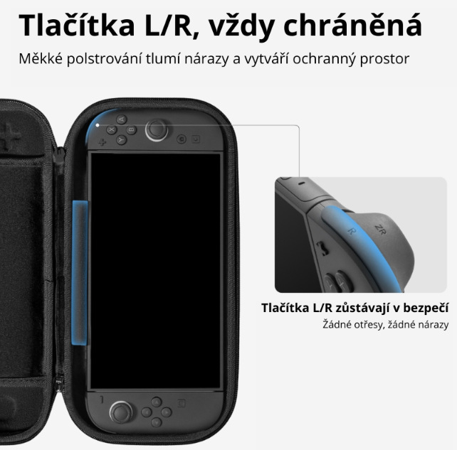 Pouzdro tomtoc Switch 2 Slim Case - černé