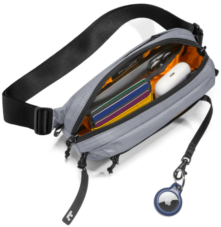 Taška přes rameno tomtoc Aviator - T33 Chest Bag S - šedá