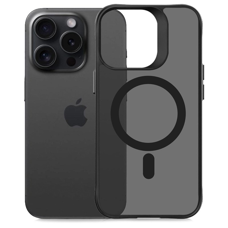 Kryt na mobil 3mk HARDY Hazy MagCase na Apple iPhone 15 Pro - černý