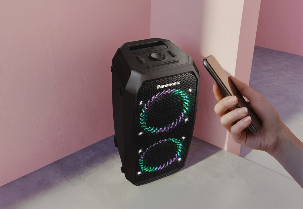 Přehrávání ze smartphonu do party reproduktoru Panasonic SC-BMAX30