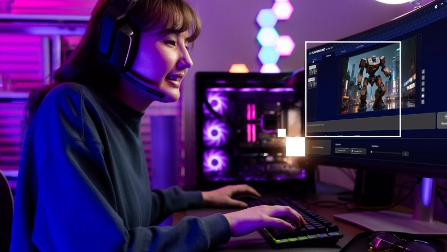 Procesor Intel Core Ultra 7 270K Plus Herní využití procesoru Intel Core Ultra při práci s grafikou a generováním obsahu