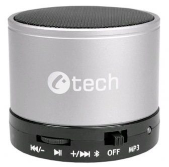 Přenosný reproduktor C-Tech SPK-04S stříbrný