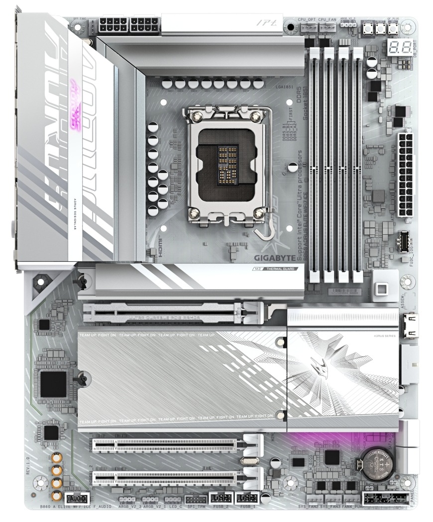 Základní deska GIGABYTE B860 AORUS ELITE WIFI7 ICE Základní deska GIGABYTE B860 AORUS ELITE WIFI7 ICE