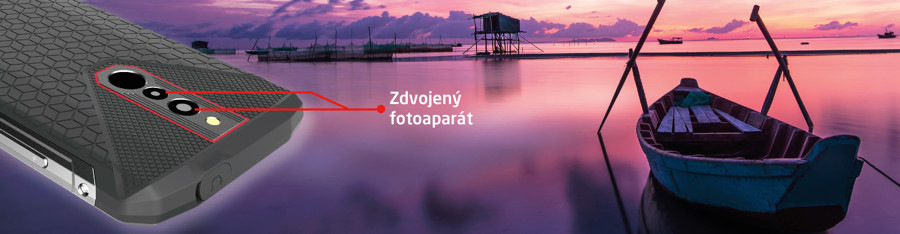Mobilní telefon Aligator RX600 eXtremo černý/červený