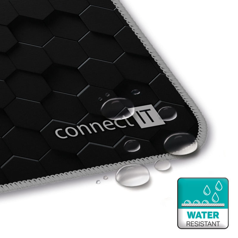 Podložka pod klávesnici a myš Connect IT XL, 79,5 x 34,5 cm Podložka pod myš - odpuzuje vodu