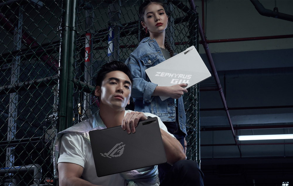 Notebook Asus ROG Zephyrus G14 (GA401QM-AniMe024T) šedý