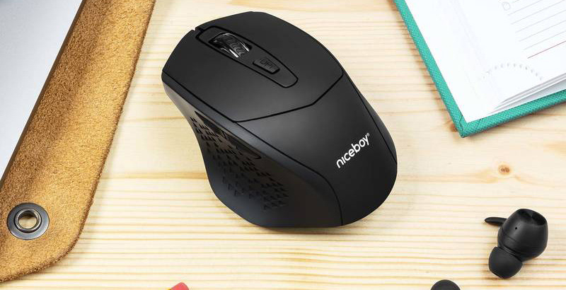 Klávesnice s myší Niceboy Office MK10 Combo Comfort Set černá