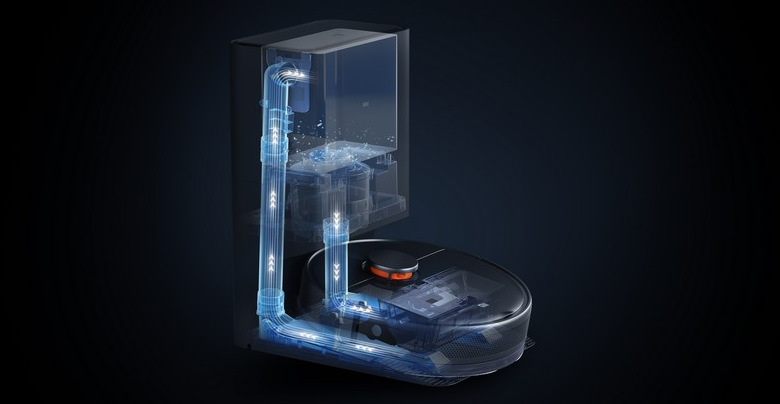 Vysýpací stanice Xiaomi Mi Robot Vacuum Mop 2 Ultimate Autoempty Station černá Designový