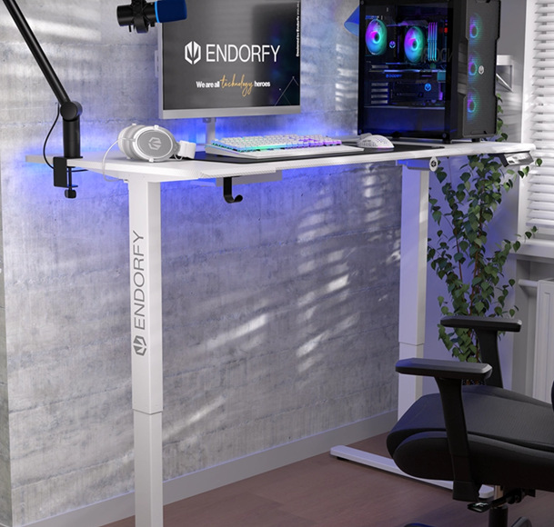 Herní stůl ENDORFY Atlas L Electric bílý Herní stůl ENDORFY Atlas L Electric bílý