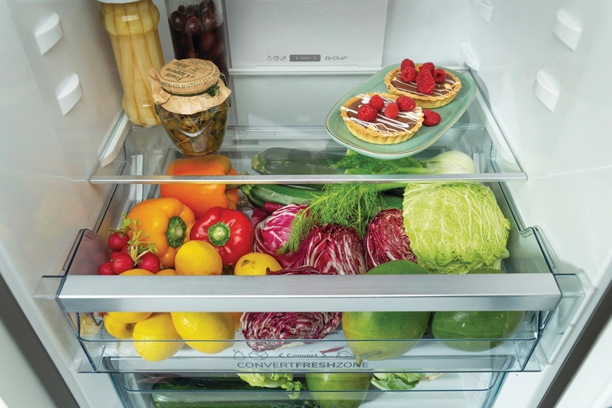 Kombinovaná chladnička Gorenje N62CS2XL4, nerez, Konvertibilní nízkoteplotní zásuvka FreshZone nabízí více možností pro uložení různých potravin